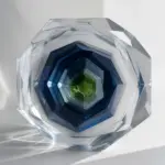 Faceted business asset viewed through calibrated layers that reveal its underlying value.