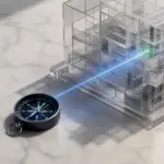 External precision compass aligning a complex glass corporate structure.